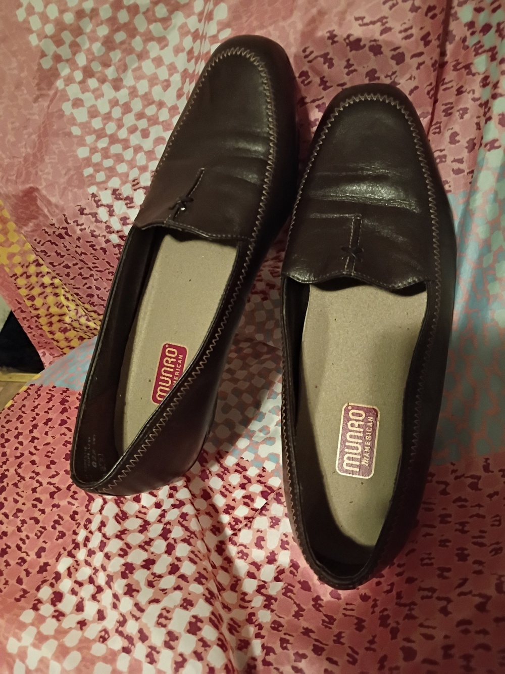 Munro Men’s Dark Brown Leather Penny Loafers